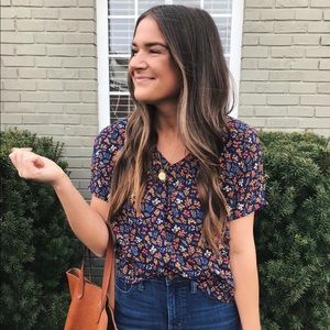 Madewell Rhyme Garden Top - L